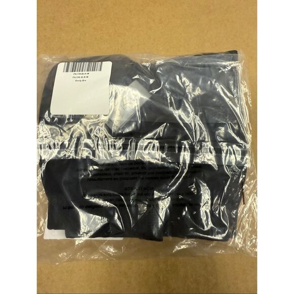 New Gigi C Emily Cutout Sports Bra Crop Top M Black - Picture 4 of 7